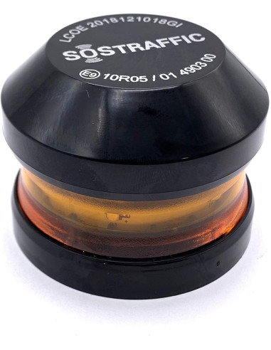 Atressa SOS TRAFFIC - Baliza luminosa Magnética de Emergencia Recargable HOMOLOGADA