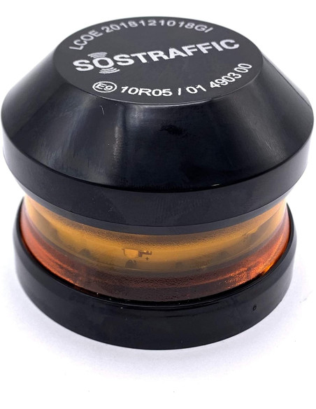 Atressa SOS TRAFFIC - Baliza luminosa Magnética de Emergencia Recargable HOMOLOGADA