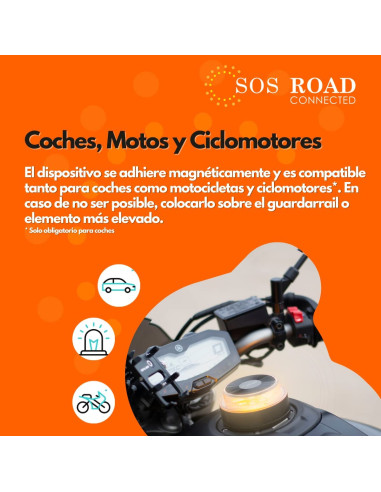 ? SOS ROAD Connected - Baliza V16 homologada DGT 3.0, obligatoria 2026