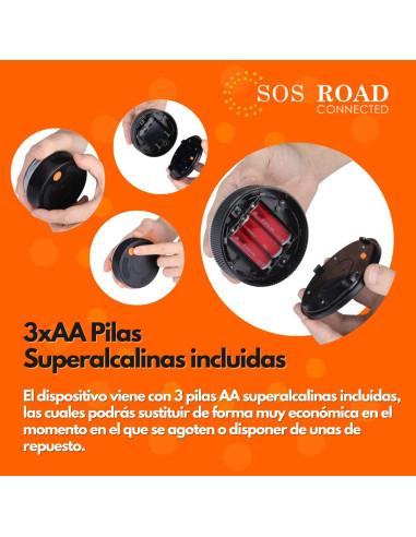 ? SOS ROAD Connected - Baliza V16 homologada DGT 3.0, obligatoria 2026