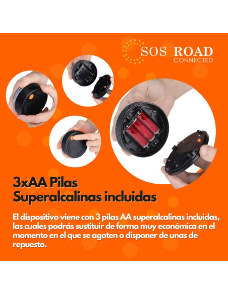 ? SOS ROAD Connected - Baliza V16 homologada DGT 3.0, obligatoria 2026