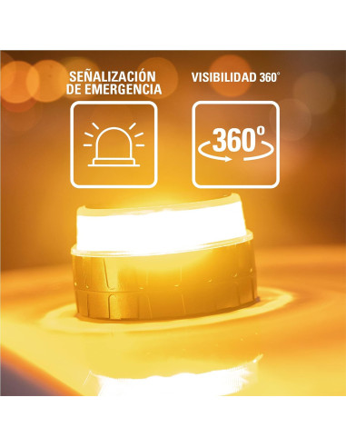 ? Baliza V16 CONTACT  homologada por la DGT, pilas incluidas, visión 360º