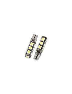 2 Bombillas 13 leds can-bus T10 (w5w)