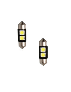 2 Bombilas plafonier can-bus 31mm. 1 led