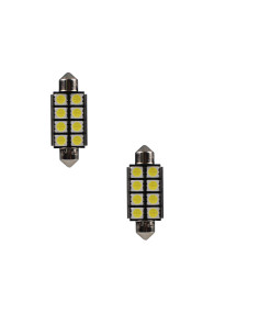 2 Bombillas 24V plafonier 42mm 3 SMD blancos can-b