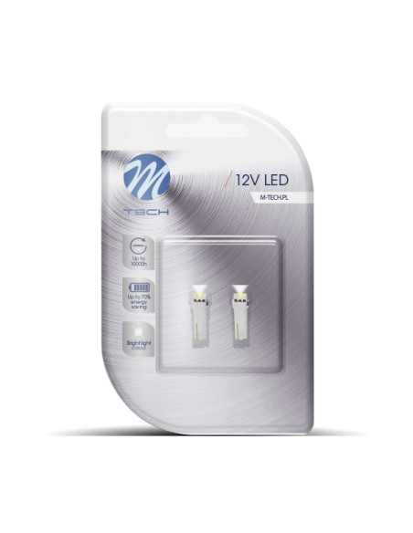 2 Bombillas led - T5 1xSMD5050 12V (color blanco)