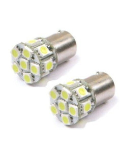 2 Bombillas Led blanco BA15S P21W 24V