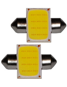 Juego bombillas led C5W 31mm plafonier 12V blanco