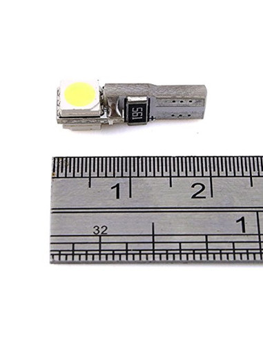 Juego bombillas led T5 Can-Bus blanco