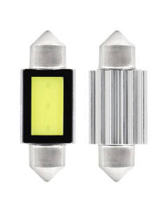 Pareja de bombillas de led blancas de plafonier C5W / C10W (36 mm.) con can-bus 2