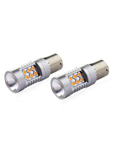 Bombillas Can-Bus Ámbar PY21W 24 Leds SMD