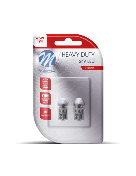 ¡Ilumina tu camino con estas bombillas LED para automóviles! ? Blister 2 bombillas W5W 1xSMD3030 24V Blancas - AutoAcc.es