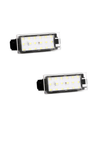 Plafón matrícula trasera led para Renault Clio III