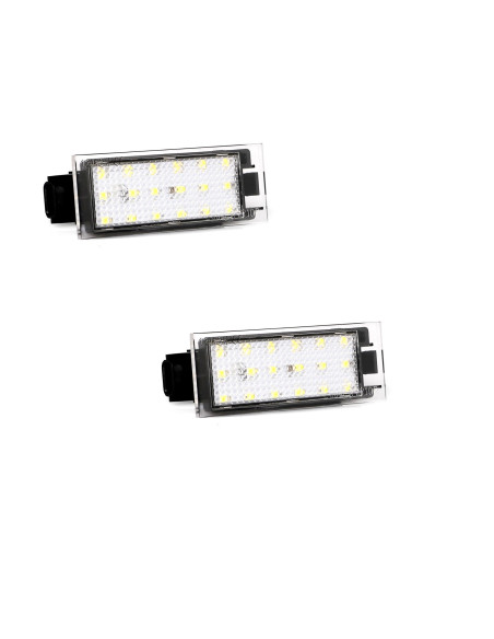 Plafón matrícula trasera led para Renault Clio III