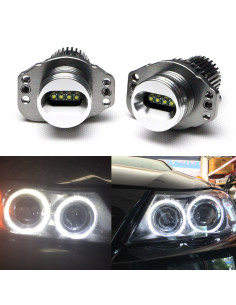Juego ojos ángel BMW E90 can-bus 10W 800LM 2