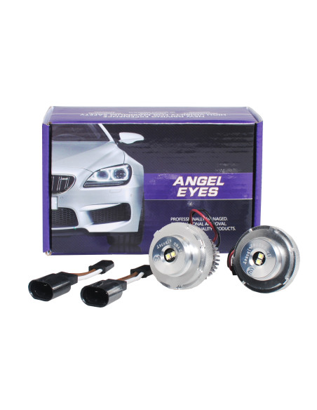 Juego ojos ángel BMW E60/E61 can-bus 20W 950LM