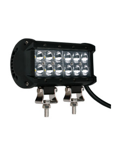 Faro de led tipo barra - Doble fila - Soporte inferior, 36W 6" Flood