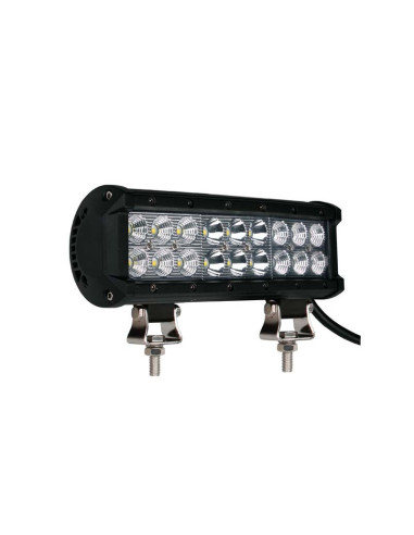 Faro de led tipo barra - Doble fila - Soporte Inferior, 54W 9" Combo