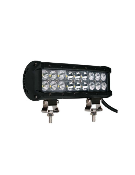 Faro de led tipo barra - Doble fila - Soporte Inferior, 54W 9" Combo
