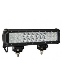 Faro de led tipo barra - Doble fila - Soporte inferior, 72W 12" Combo