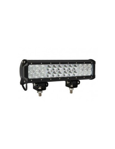 Faro de led tipo barra - Doble fila - Soporte inferior, 72W 12" Combo