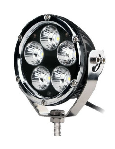 Faro led para largo alcance cromado con soporte lateral CREE 50W 4" 2