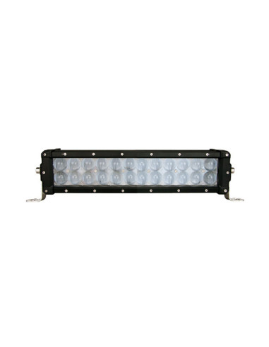 Faro led para largo alcance, barra LED - doble fila - soporte lateral, 72W 12" Combo