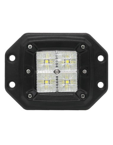 Faro de trabajo de tipo cuadrado 4x5W LED 20W 10-32V Flood (Gama de alta calidad "Performance")