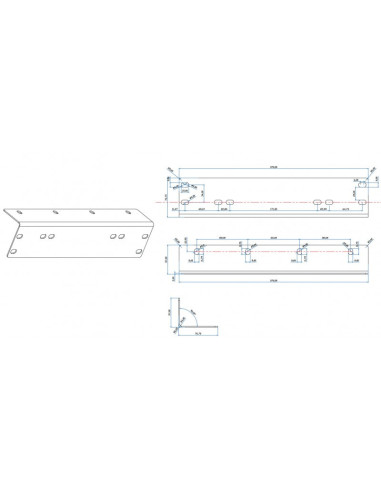 Embellecedor para instalación leds de trabajo