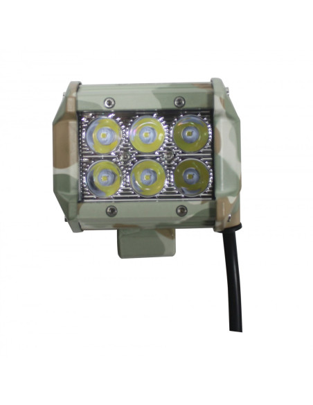 Faro de largo alcance de 18 watios con carcasa de tipo camuflaje