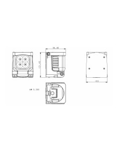 Foco de trabajo portátil de led con batería recargable 2