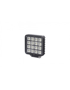Faro de trabajo cuadrado tipo Slim con 16 leds 12/24V (Potencia: 16W)
