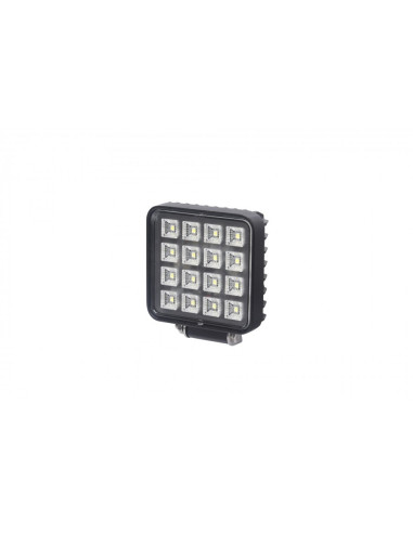 Faro de trabajo cuadrado tipo Slim con 16 leds 12/24V (Potencia: 16W)