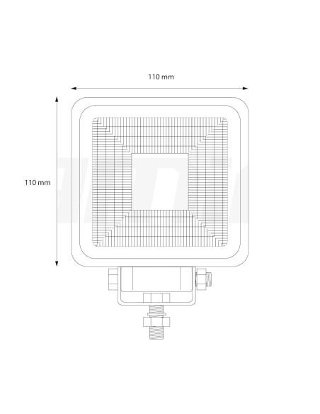 Faro Led de trabajo flood 1 led COB 35W