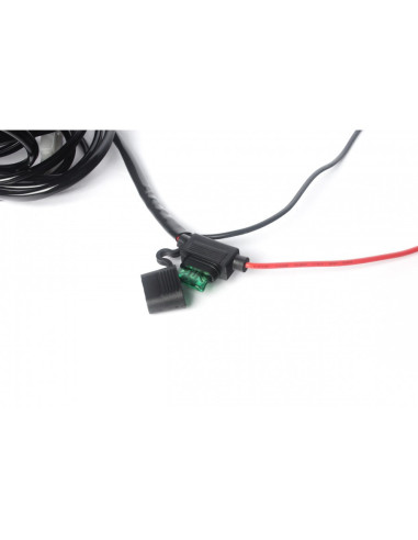 Conjunto de cableado y relé para intalación de faros y barras de led (12V, máx. 120W)