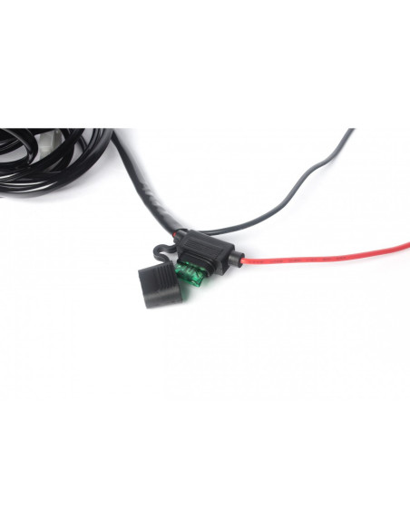 Conjunto de cableado y relé para intalación de faros y barras de led (12V, máx. 120W)