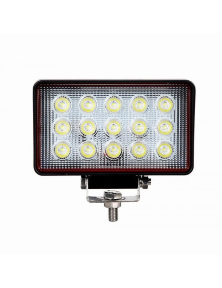 ? Faro Led rectangular de Trabajo 15xLED Flood - Iluminación Potente para Vehículos