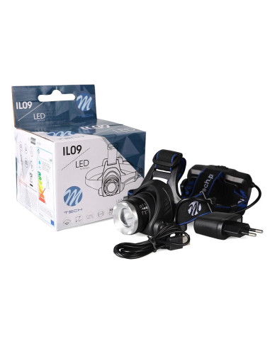 Linterna frontal T6 4xAA