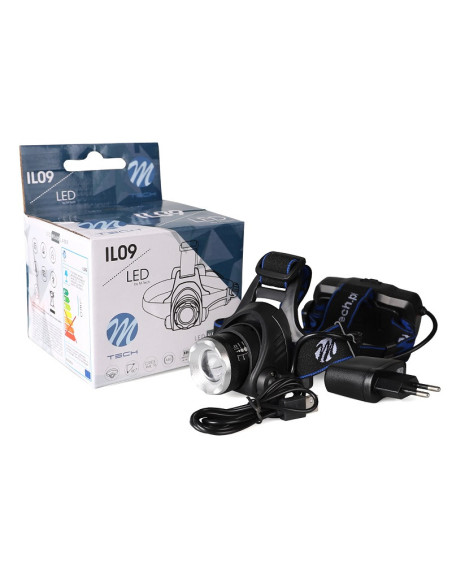 Linterna frontal T6 4xAA