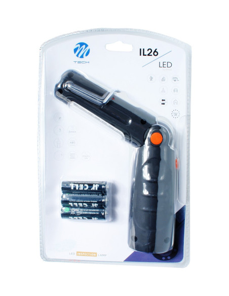 Linterna de LED 21+5 LED 3xAA