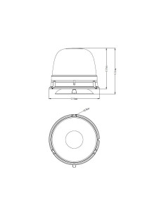 Rotativo Led magnético con 7 funciones (12/24V) 2