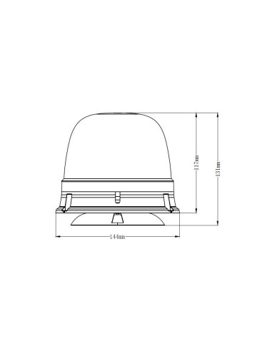 Rotativo Led magnético con 7 funciones (12/24V)