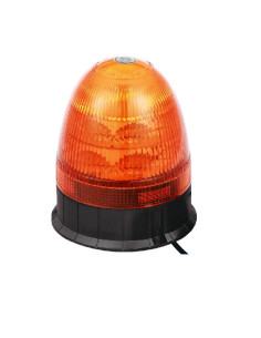 Rotativo ámbar 16 leds con fijación por tornillos (Rotativo + Flash) 12/24V