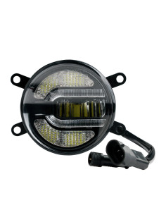 Faros antiniebla LED + luz diurna 3,5" 90mm 9-32V