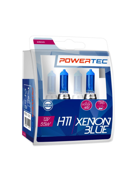 ¡Ilumina tu camino con estilo! ? Bombillas halógenas Blue Xenon H11 12V en AutoAcc.es
