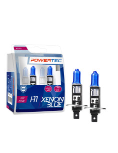 ¡Ilumina tu camino con estilo! ? Bombillas halógenas Blue Xenon H1 12V (Duo) - AutoAcc.es