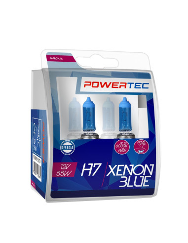 ¡Ilumina tu camino con estilo! ? Bombillas halógenas Blue Xenon H7 12V en AutoAcc.es