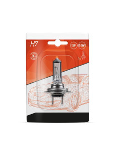 Bombilla halógena H7 12 voltios (en blister individual)