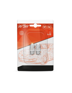 Blister de dos bombillas T10 w5w (12 voltios)