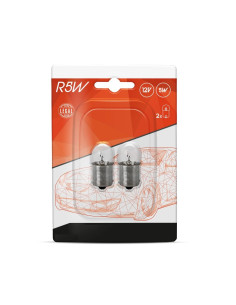Blister de dos bombillas R5W BA15S (12 voltios)